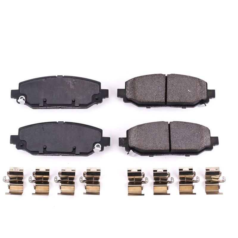 Power Stop 18-19 Jeep Wrangler Rear Z17 Evolution Ceramic Brake Pads w/Hardware PowerStop