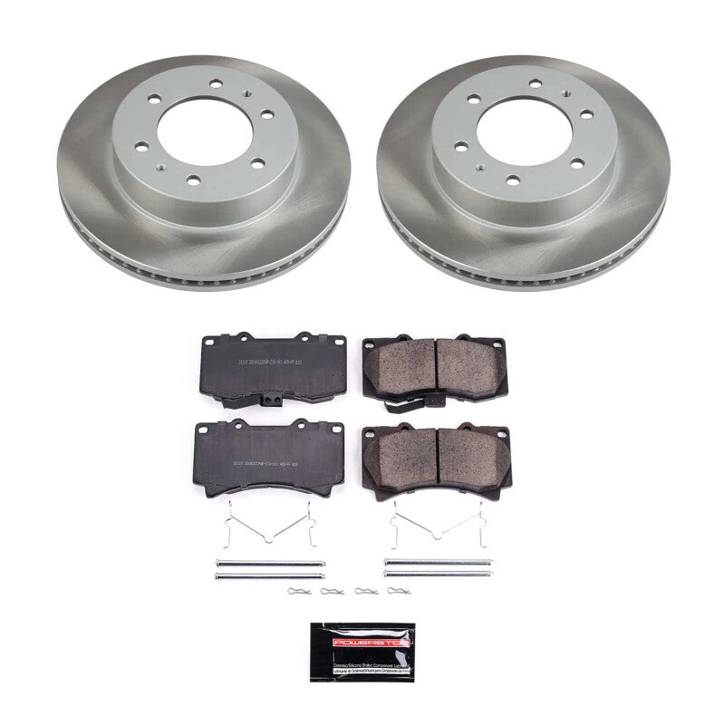 Power Stop 09-10 Hummer H3T Front Semi-Coated Rotor Kit PowerStop