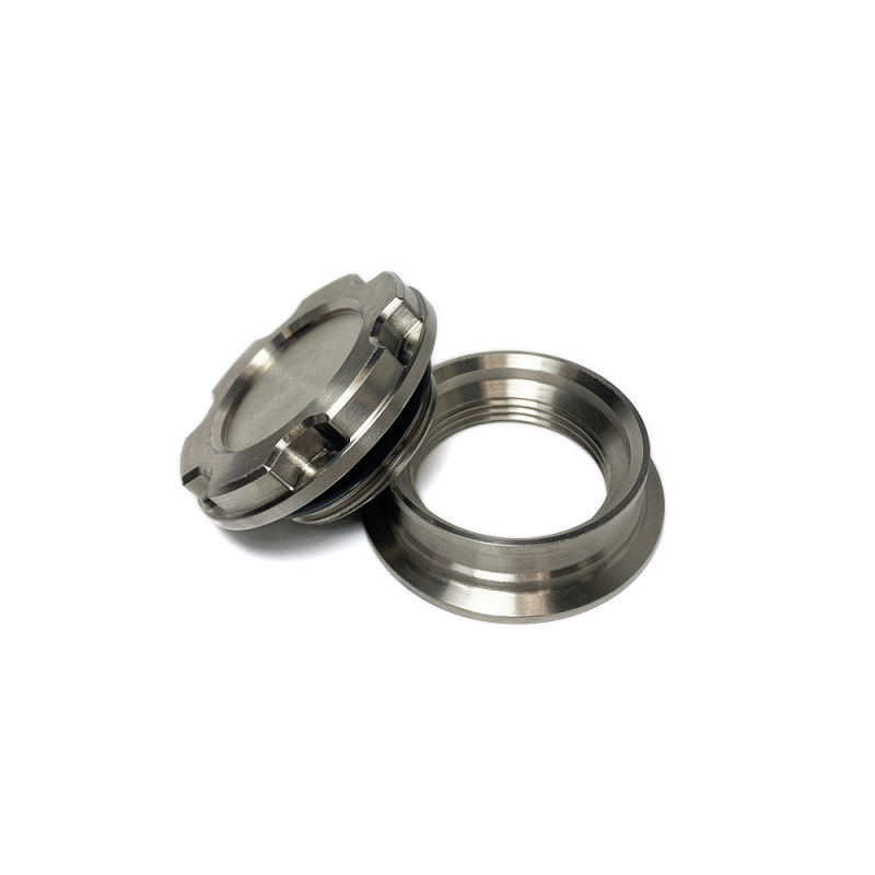 Ticon Small Titanium Water Tank Filler Bung with Cap (1.5in ID Fill Neck/2in OD Cap)