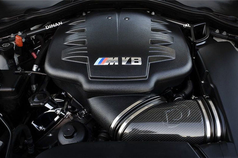 Dinan D760-0024 carbon fiber intake tube for 2008-2013 BMW E90 E92 and E93 M3 with rubber connecting hoses