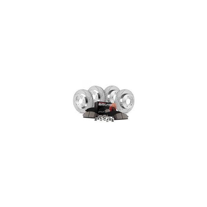 Power Stop 2019 Toyota Corolla Front & Rear Z17 Evolution Geomet Coated Brake Kit