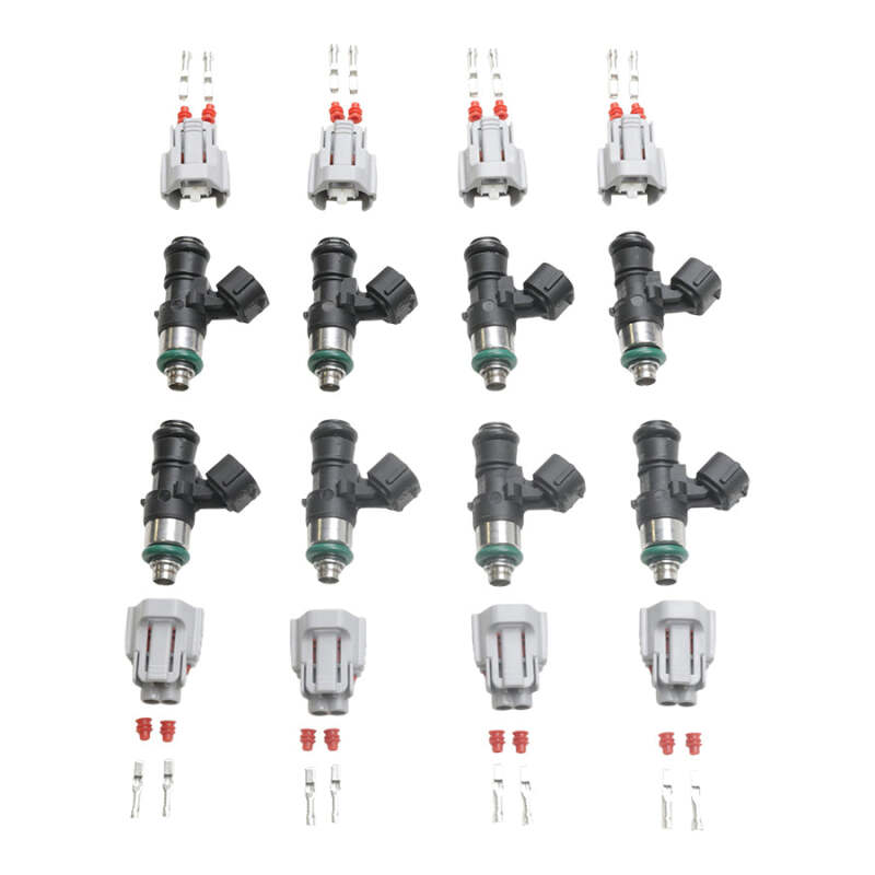 DeatschWerks 2400cc set of 8 fuel injectors for FiTech Go EFI and Holley Sniper TBI units