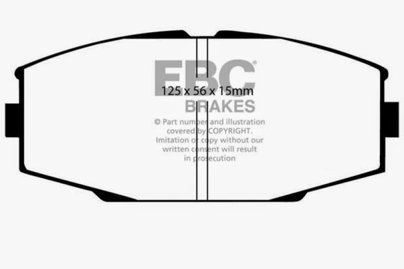 EBC GreenStuff Front Brake Pads - DP2610 EBC
