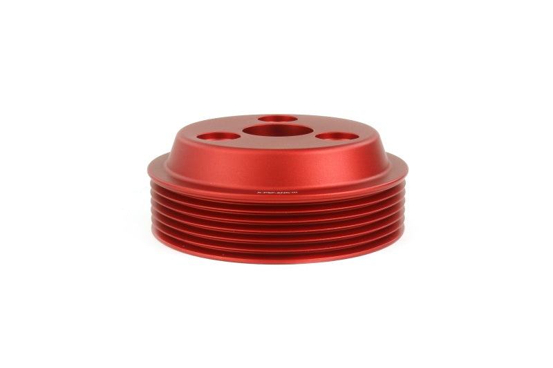 Perrin 15-21 Subaru WRX Lightweight Water Pump Pulley - Red Perrin Performance