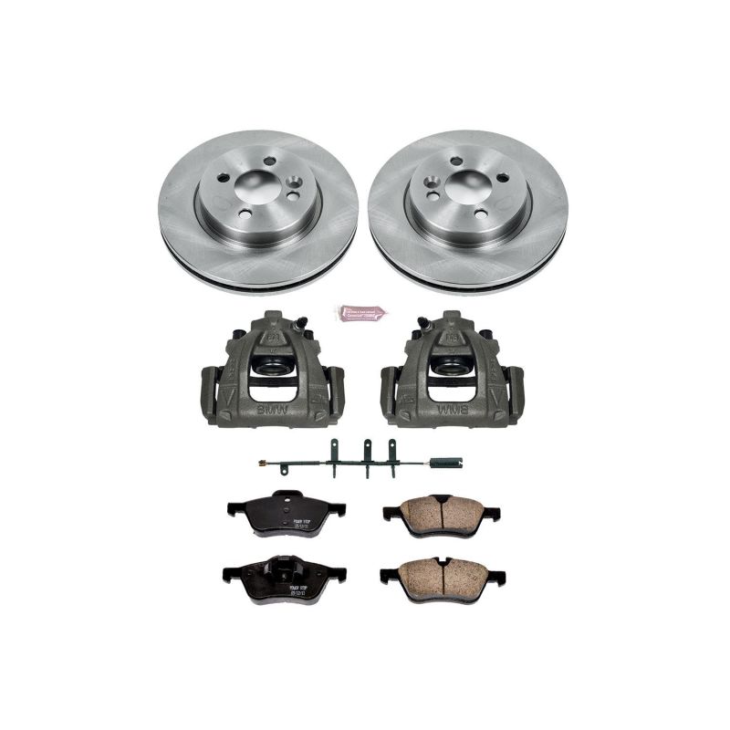 Power Stop 07-08 Mini Cooper Front Autospecialty Brake Kit w/Calipers PowerStop