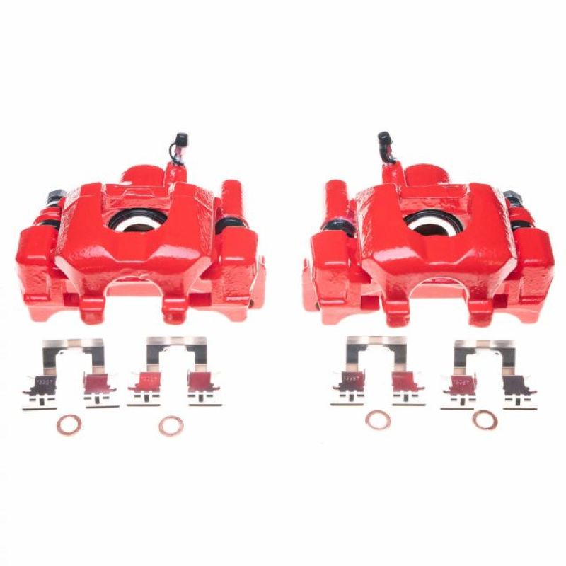 Power Stop 01-03 Toyota Highlander Rear Red Calipers - Pair PowerStop