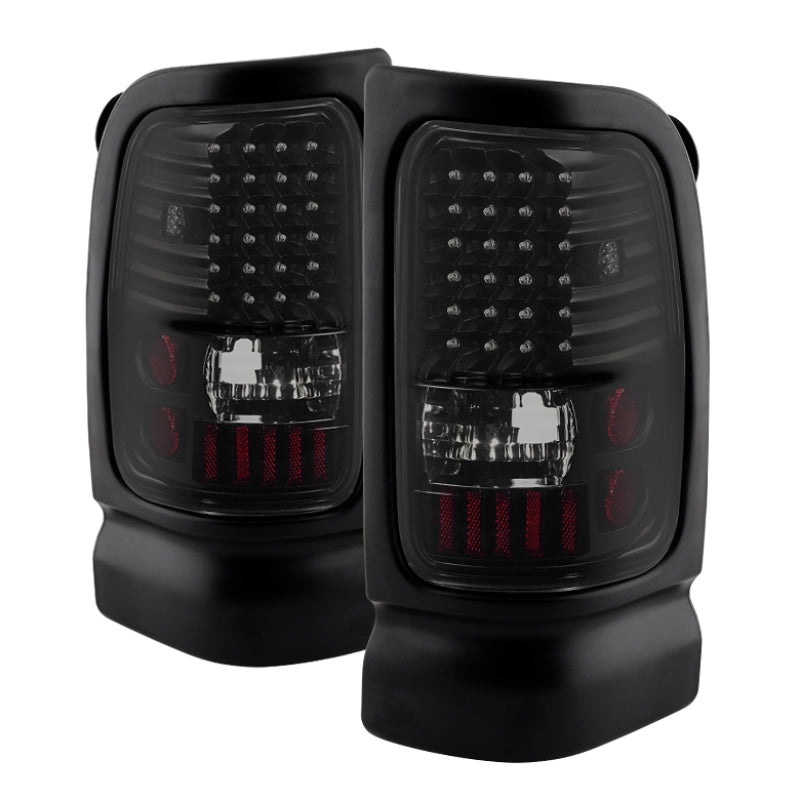 Xtune Dodge Ram 1500 94-01 / Ram 2500/3500 94-02 LED Tail Lights Black Smoke ALT-ON-DRAM94-LED-BSM SPYDER
