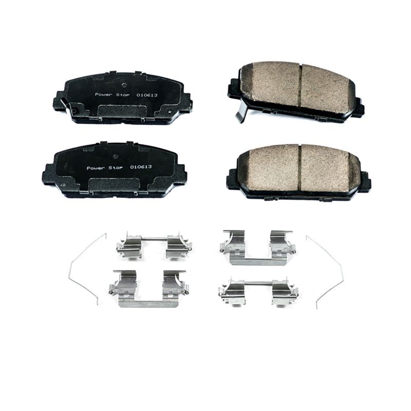 Power Stop 2013 Acura RDX Front Z17 Evolution Ceramic Brake Pads w/Hardware PowerStop