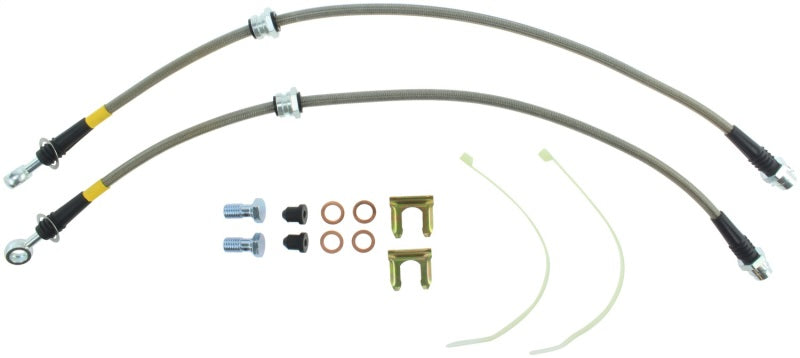 StopTech 3/99-06 Audi TT/TT Quattro Front Stainless Steel Brake Line Kit Stoptech