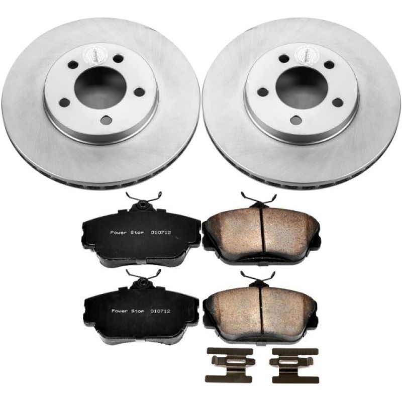 Power Stop 1995 Ford Taurus Front Z17 Evolution Geomet Coated Brake Kit PowerStop