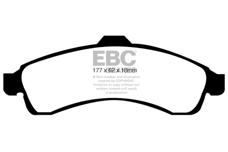 EBC Ultimax2 Front Brake Pads - UD882 EBC