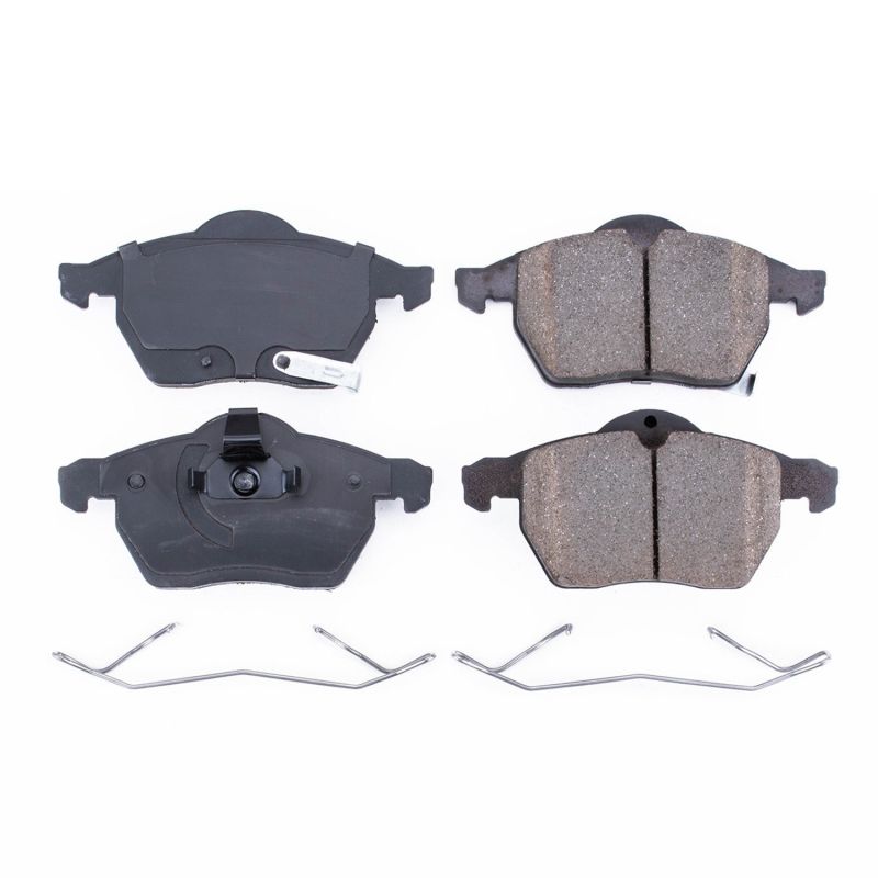 Power Stop 99-03 Saab 9-3 Front Z17 Evolution Ceramic Brake Pads w/Hardware PowerStop