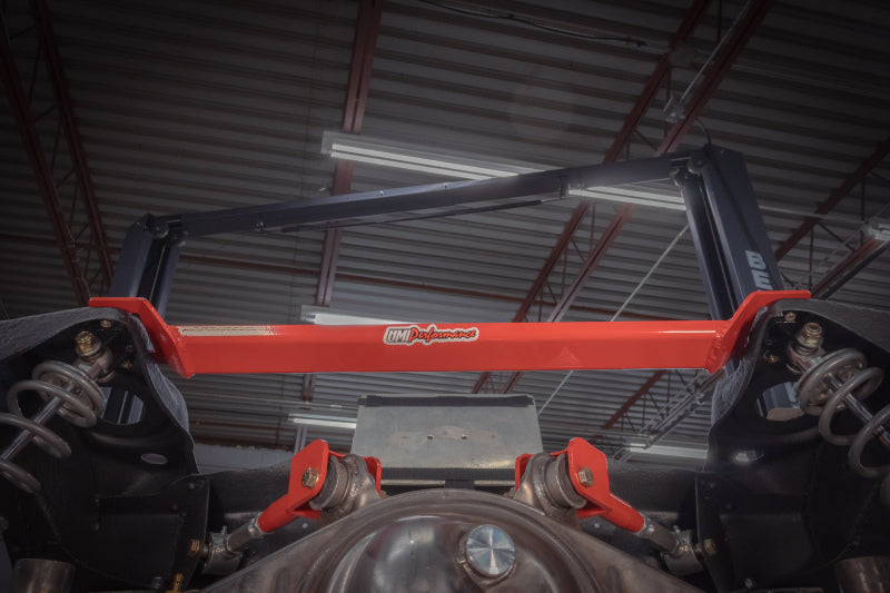 UMI 64-72 GM A-Body Rear Shock Tower Brace - Red