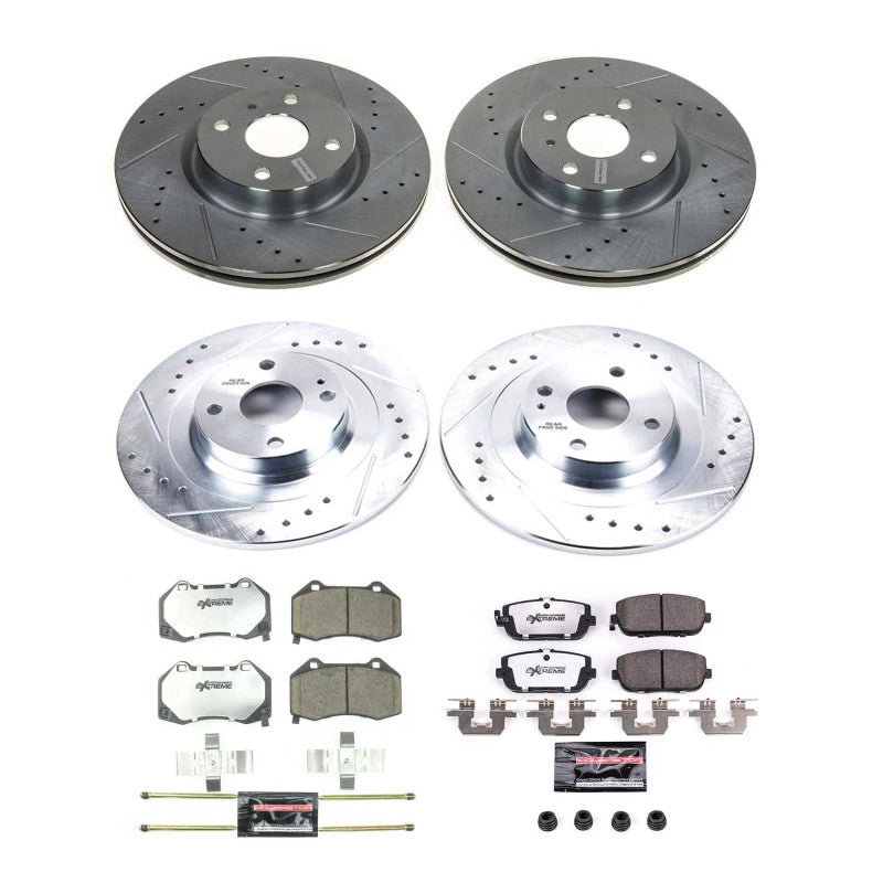 Power Stop 16-22 Mazda MX-5 Miata Front & Rear Z26 Street Brake Kit PowerStop