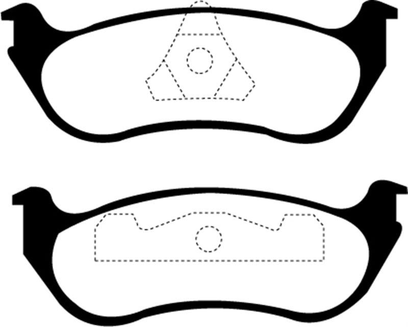 EBC GreenStuff Rear Brake Pads - DP21627 EBC