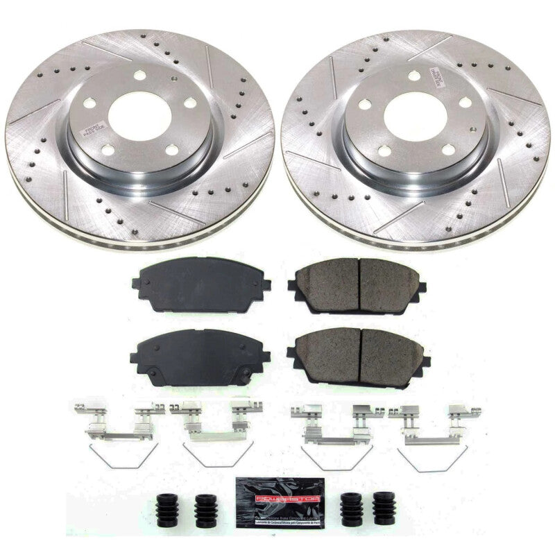 Power Stop 19-23 Mazda 3 Front Z23 Evolution Brake Kit PowerStop