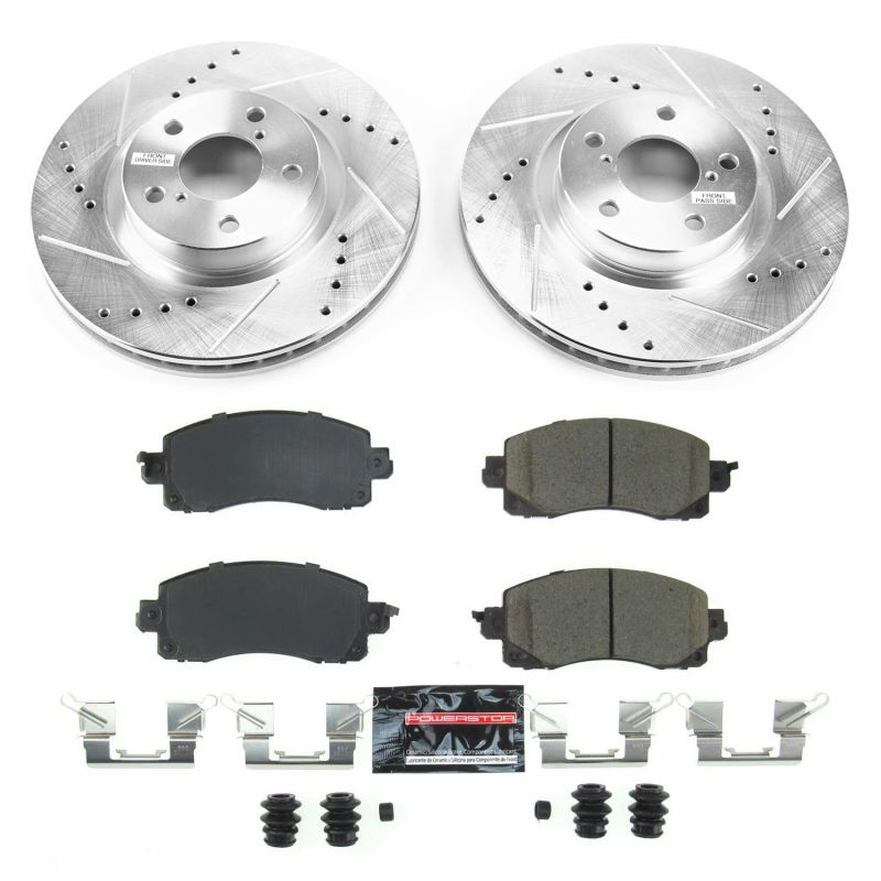 Power Stop 17-19 Subaru Impreza Front Z23 Evolution Sport Brake Kit PowerStop