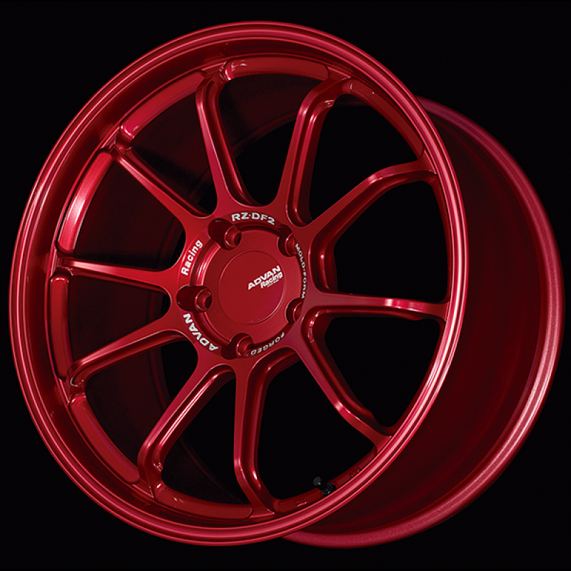 ADVAN Racing RZ-DF2 20x8.5 +50 5x130 Wheel - Racing Candy Red - YAF0H50PCR