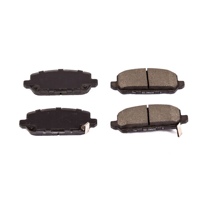 Power Stop 2016 Honda CR-Z Rear Z16 Evolution Ceramic Brake Pads PowerStop