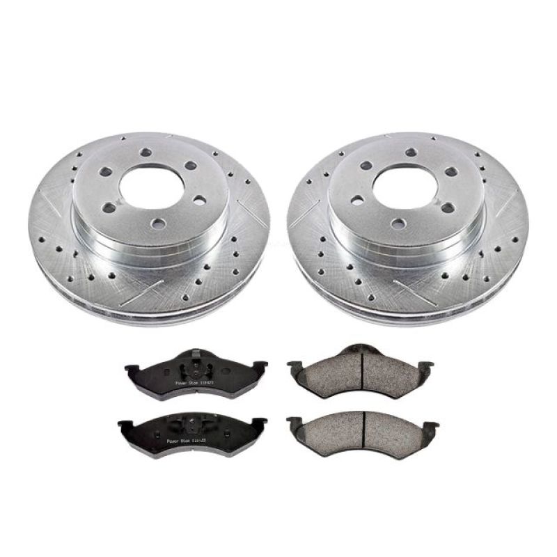 Power Stop 00-02 Dodge Dakota Front & Rear Autospecialty Brake Kit