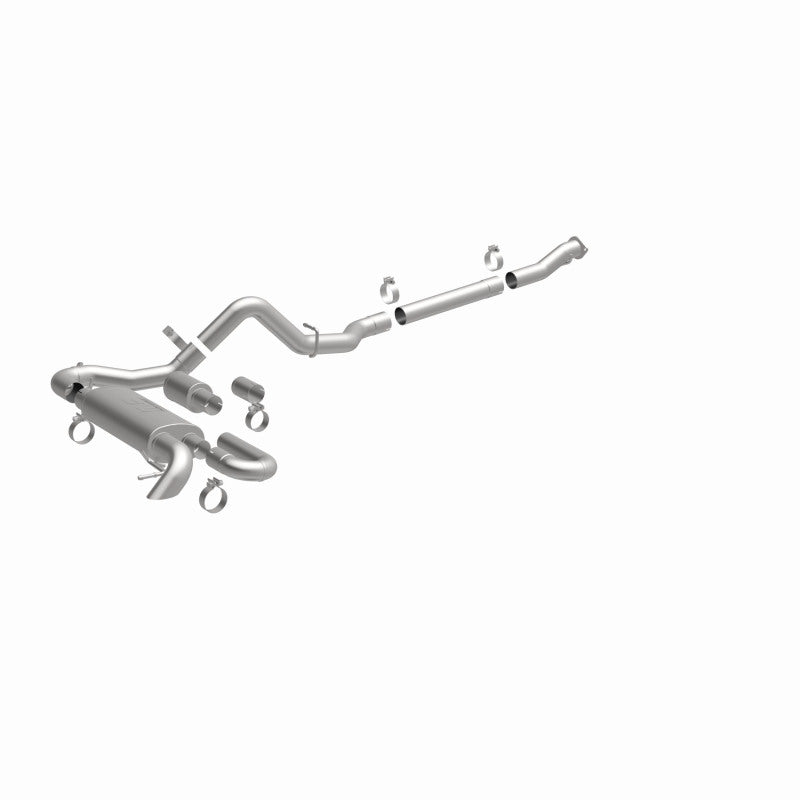 MagnaFlow 2021 Ford Bronco Overland Series Cat-Back Exhaust w/ Single Straight Driver Exit- No Tip Magnaflow