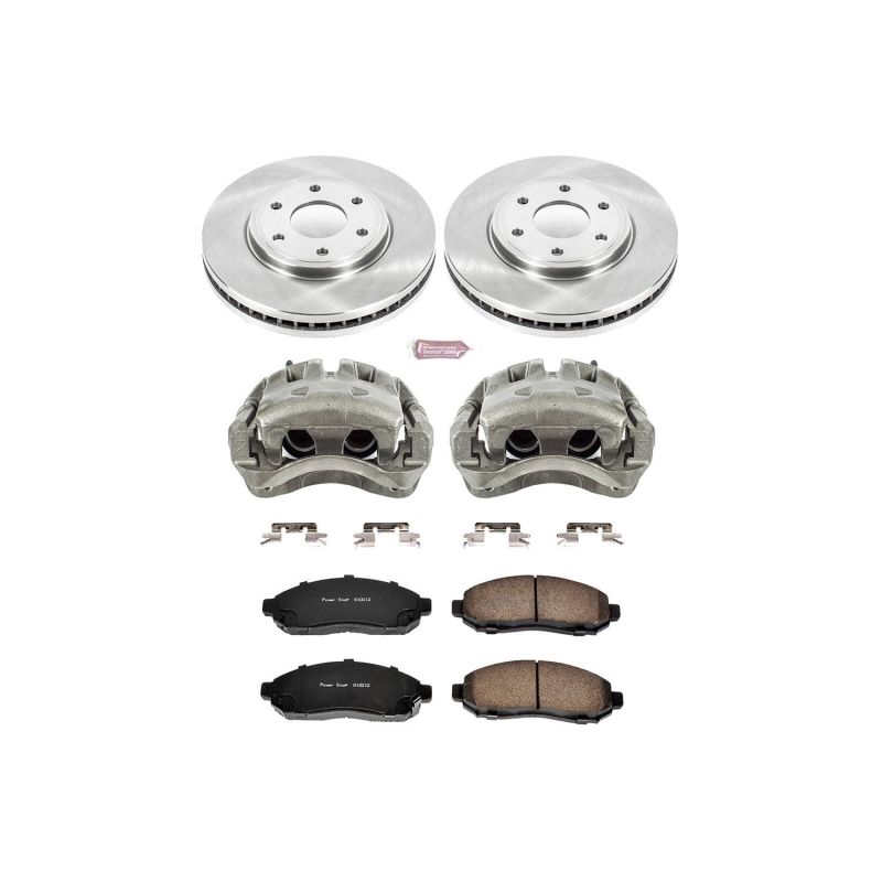Power Stop 05-18 Nissan Frontier Front Autospecialty Brake Kit w/Calipers PowerStop