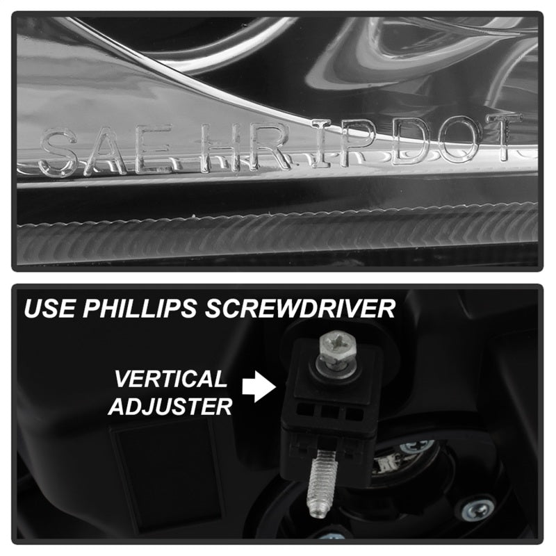 xTune 05-10 Dodge Charger 4pc OEM Style Halogen Headlights w/Corner - Chrome (HD-JH-DCH05-SET-C) SPYDER