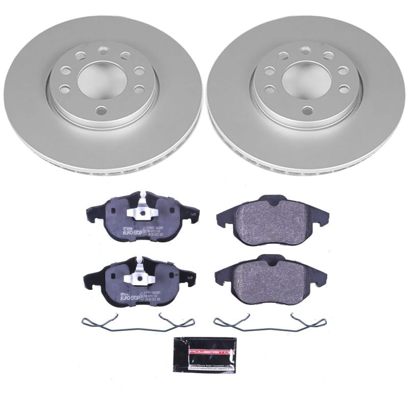 Power Stop 03-11 Saab 9-3 Front & Rear Z23 Evolution Sport Brake Kit