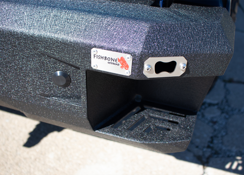 Fishbone Offroad 15-20 Ford F150 Rear Bumper - Black Fishbone Offroad