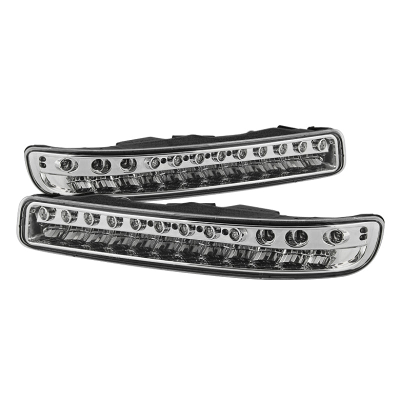 Xtune GMC Sierra 99-06 Full LED Bumper Lights Chrome CBL-JH-GS99-LED-C SPYDER
