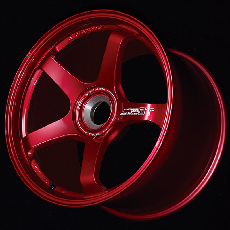 ADVAN Racing GT for Porsche 19x12 +47 Center Lock Wheel - Racing Candy Red - YAQ9O47ICRP