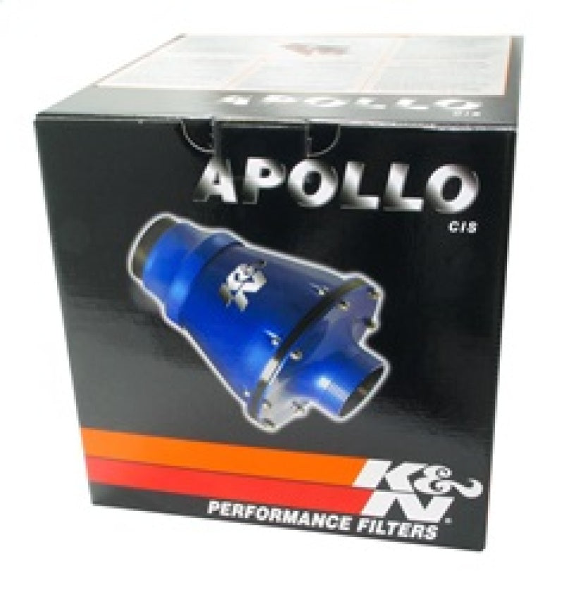 K&N Universal Apollo Black Cold Air Intake - 70mm OD FLG PP K&N Engineering