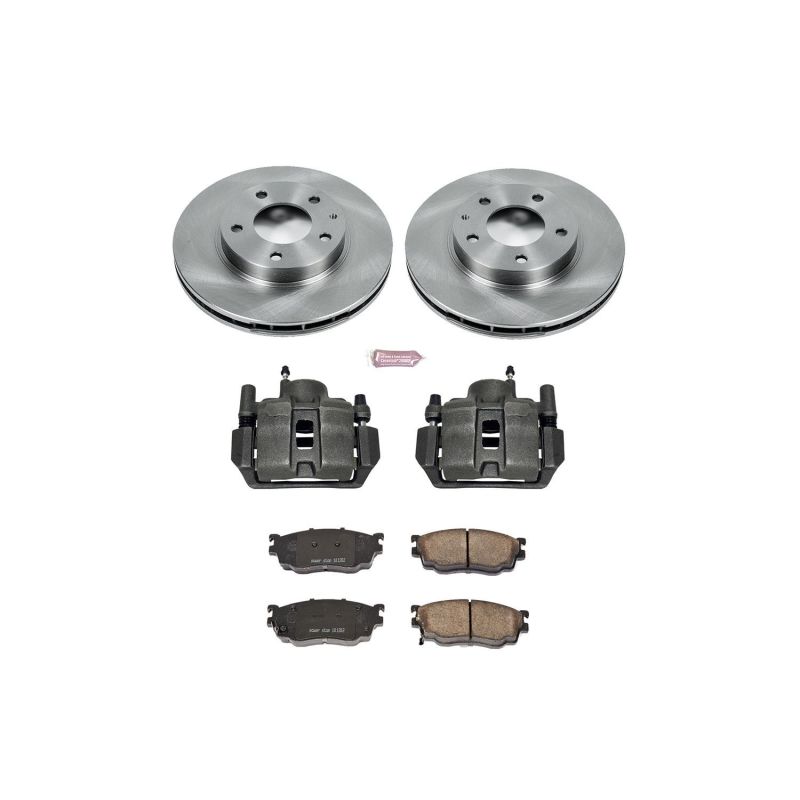 Power Stop 98-02 Mazda 626 Front Autospecialty Brake Kit w/Calipers PowerStop