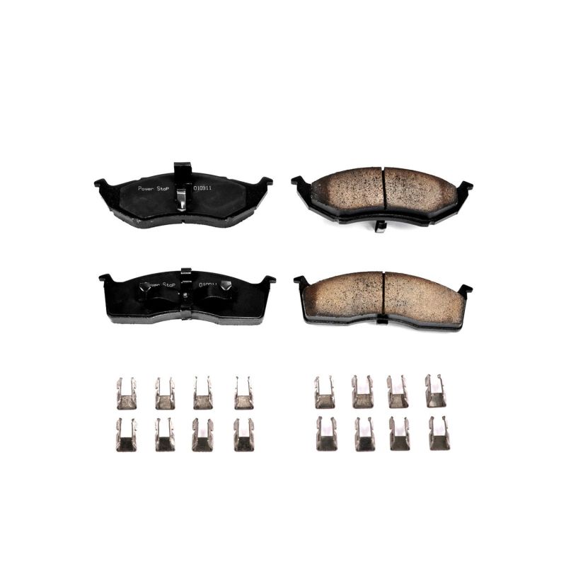 Power Stop 93-97 Chrysler Concorde Front Z17 Evolution Ceramic Brake Pads w/Hardware PowerStop