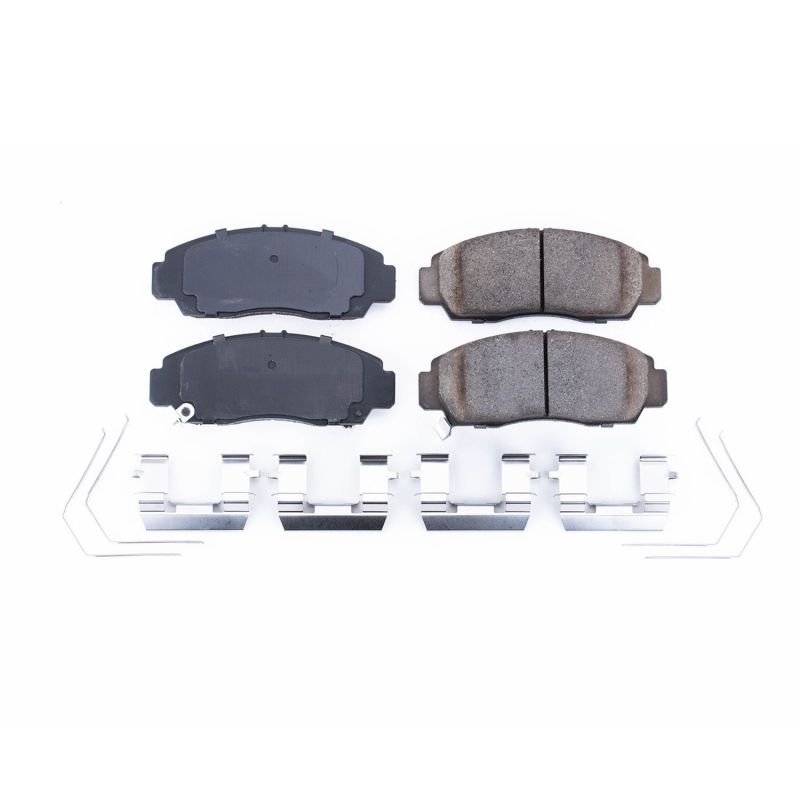 Power Stop 11-14 Acura TSX Front Z17 Evolution Ceramic Brake Pads w/Hardware PowerStop