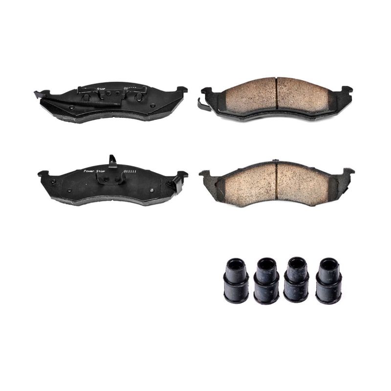 Power Stop 93-02 Mercury Villager Front Z17 Evolution Ceramic Brake Pads w/Hardware PowerStop