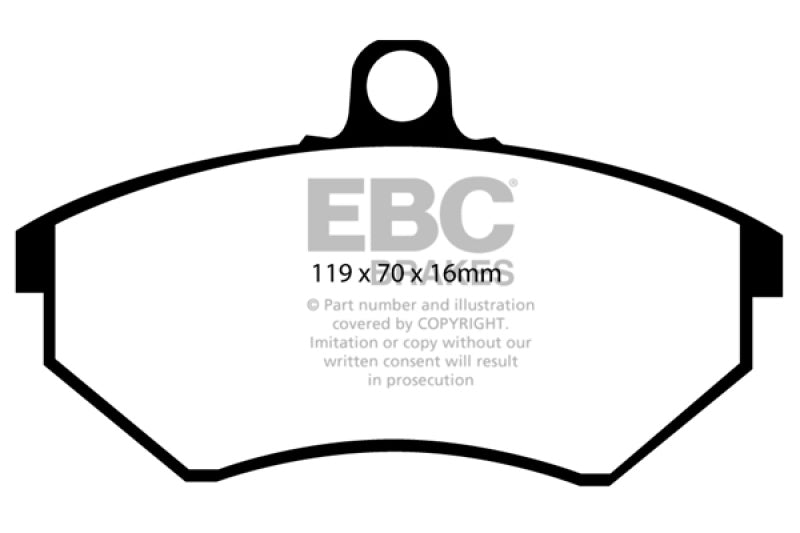 EBC RedStuff Front Brake Pads - DP3841C EBC