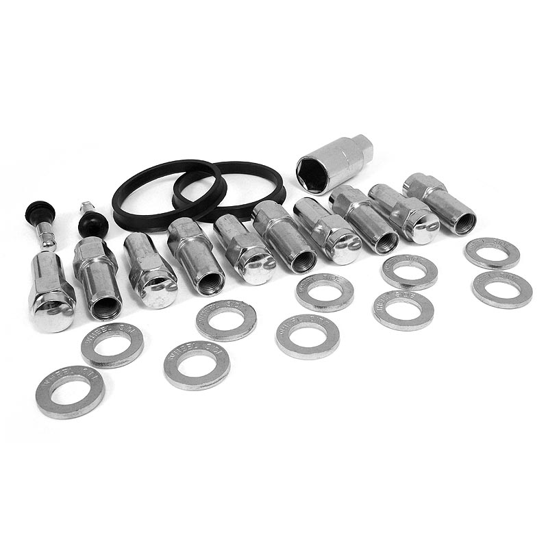 Race Star 12mm x 1.5 1.00in Shank w/ 13/16in Head Closed End Lug Kit (70.3 Hubring) - Set of 10 605-31412-10