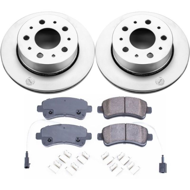 Power Stop 14-15 Ram ProMaster 1500 Rear Z17 Evolution Geomet Coated Brake Kit PowerStop