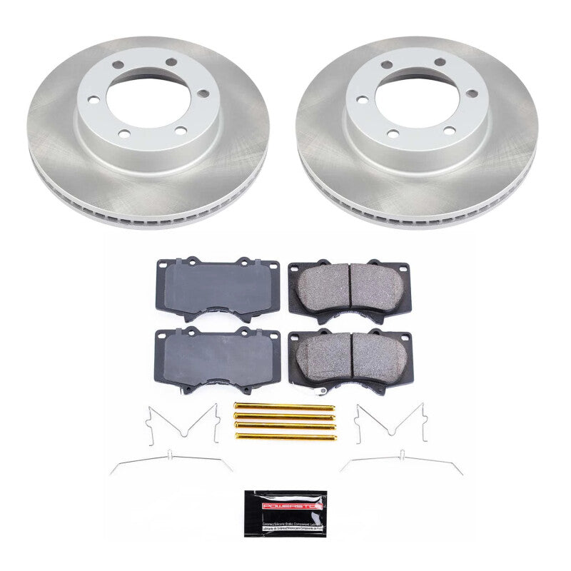 Power Stop 00-06 Toyota Tundra Front Semi-Coated Rotor Kit PowerStop