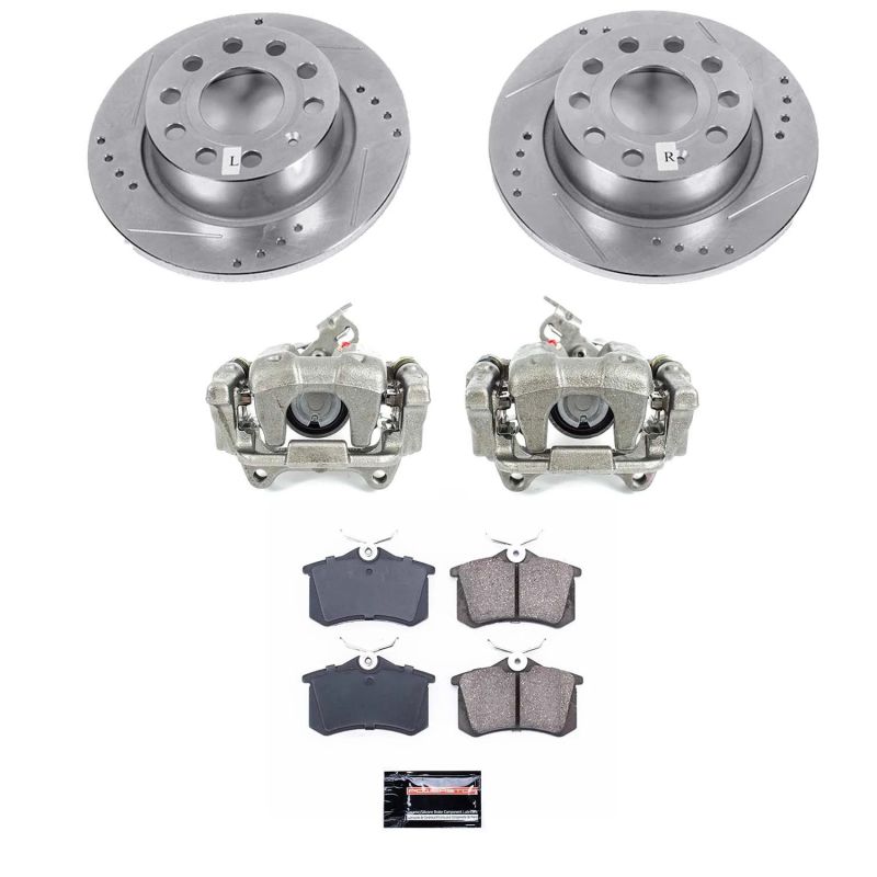 Power Stop 2019 Volkswagen Beetle Rear Autospecialty Brake Kit w/Calipers PowerStop
