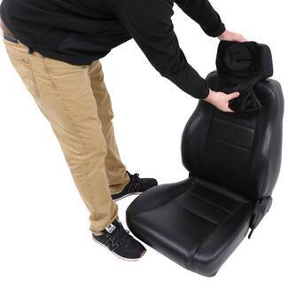 Covercraft 09-16 Ford Expedition Carhartt Super Dux SeatSaver Custom Front Row Seat Covers - Black
