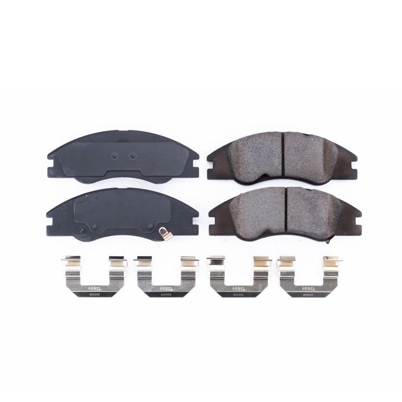 Power Stop 05-09 Kia Spectra Front Z17 Evolution Ceramic Brake Pads w/Hardware PowerStop