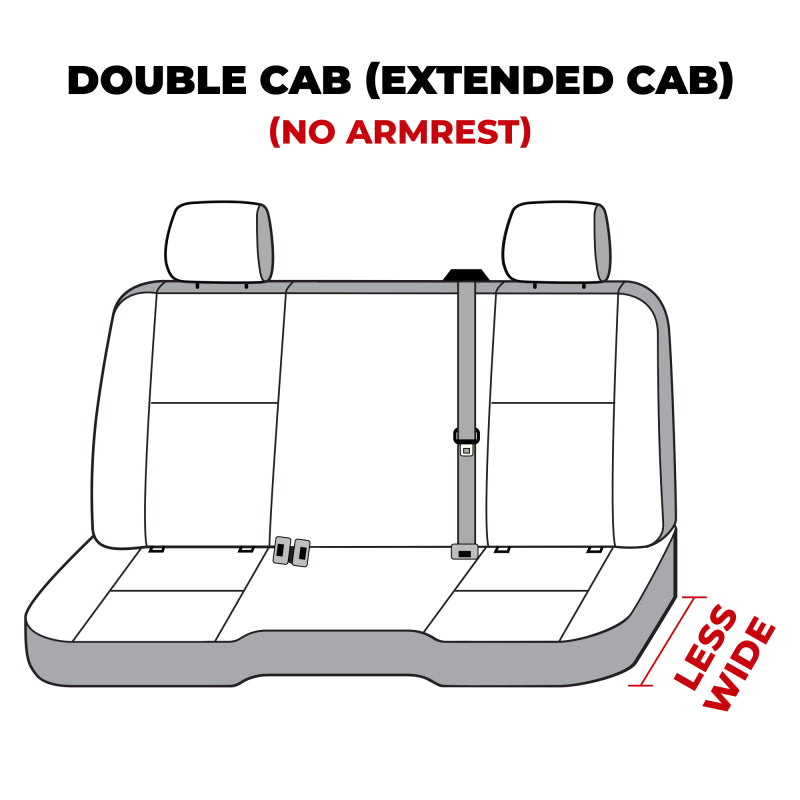 Covercraft Carhartt SeatSaver Seat Covers for 2014-2019 Silverado/Sierra 2nd Row Brown - SSC8431CABN