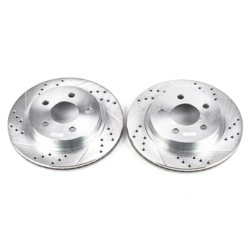 Power Stop 93-97 Chevrolet Camaro Rear Evolution Drilled & Slotted Rotors - Pair PowerStop