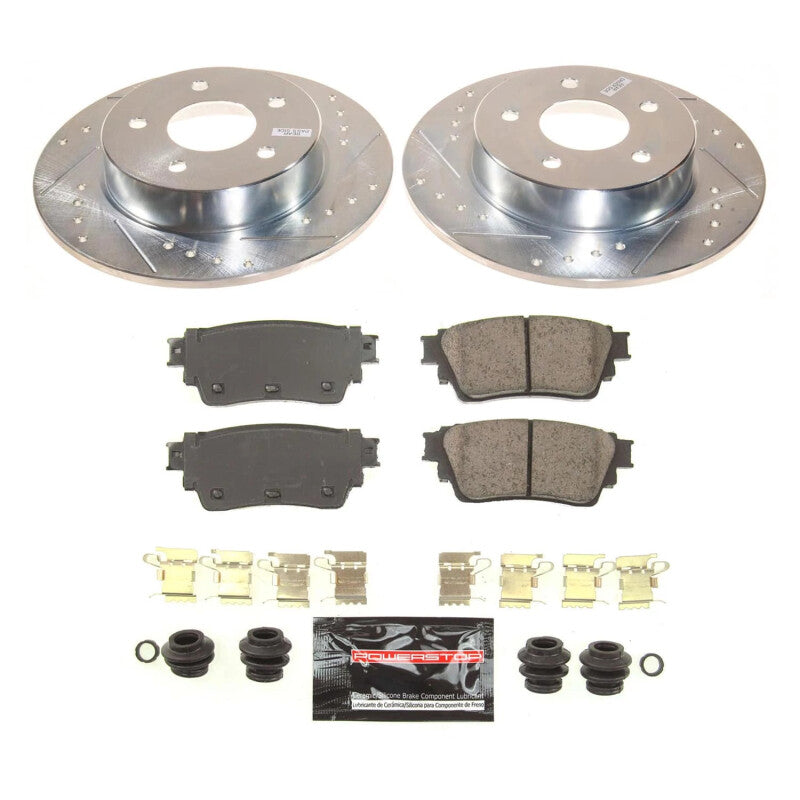 Power Stop 19-23 Nissan Altima Rear Z23 Evolution Brake Kit PowerStop