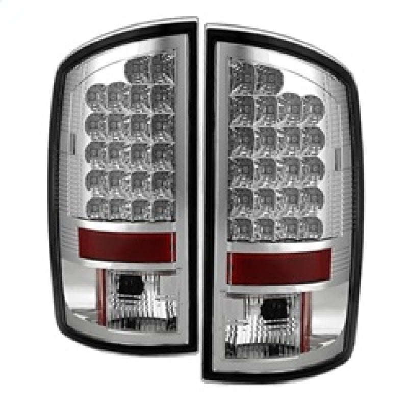 Spyder Dodge Ram 02-06 1500/Ram 2500/3500 03-06 LED Tail Light Chrome ALT-YD-DRAM02-LED-C SPYDER