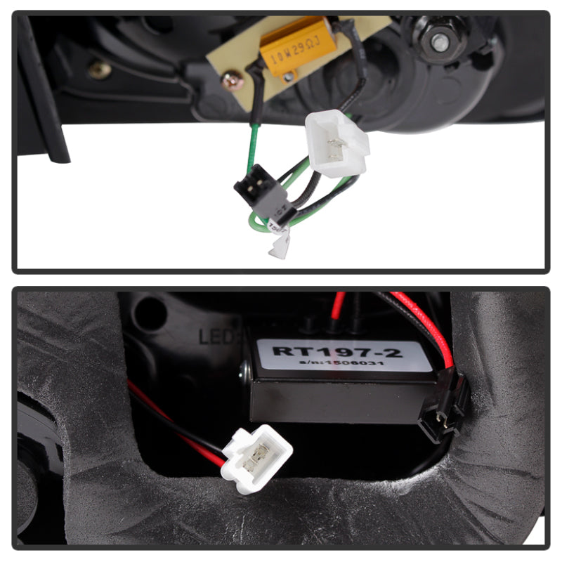 Spyder Chevy SS 2014-2016 LED Tail Lights Black ALT-YD-CVSS14-LED-BK SPYDER