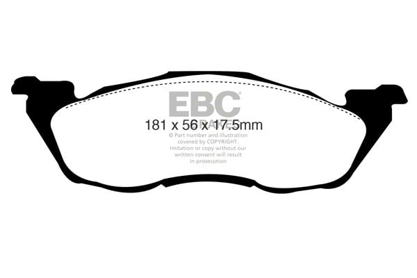 EBC Stage 1 Ultimax2 Brake Pads and RK Rotors - S1KF2109