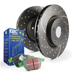 EBC Stage 13 YellowStuff Brake Pads and RK Rotors - S13KR1800